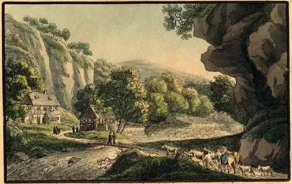 Richter, Ludwig "Kirnitzschtal, Buttrisch´s Mühle im", altkol.