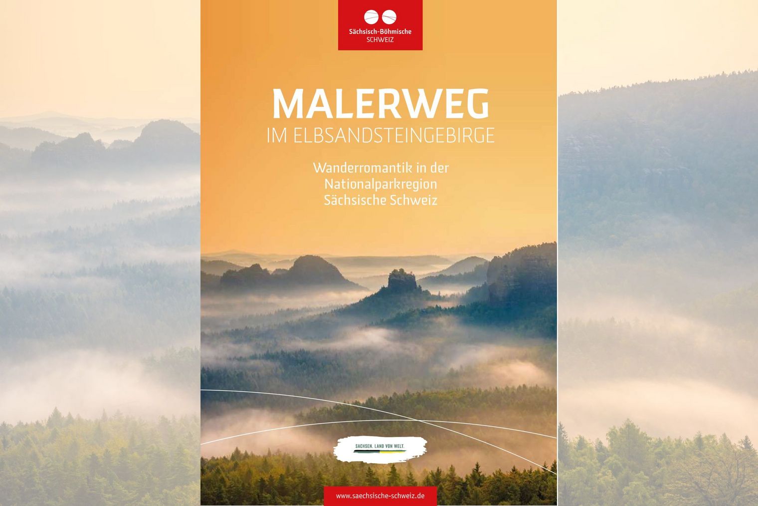 Titelbild der Malerwegbroschüre