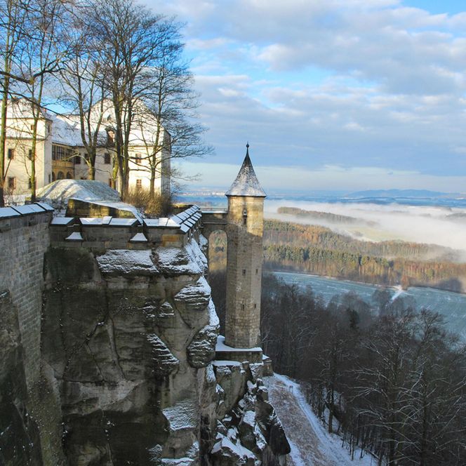 Festung Königstein im 