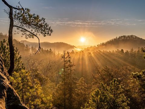 Arnstein bei Sonnenaufgang