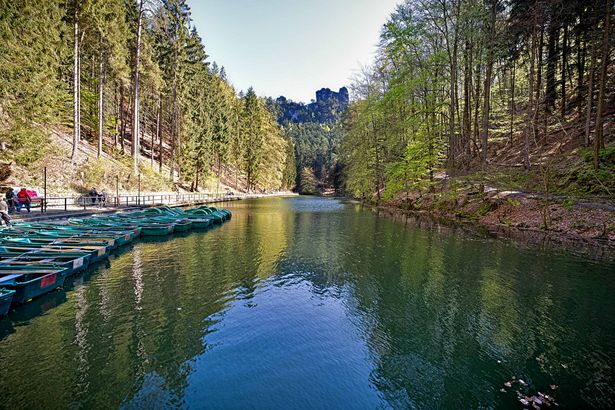 Amselsee Kurort Rathen Bootsverleih