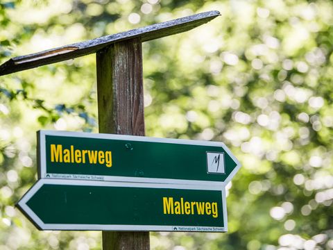 Wanderschild Malerweg