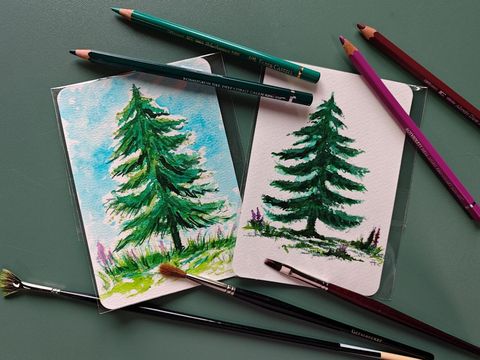 Malkurs Tannenbaum