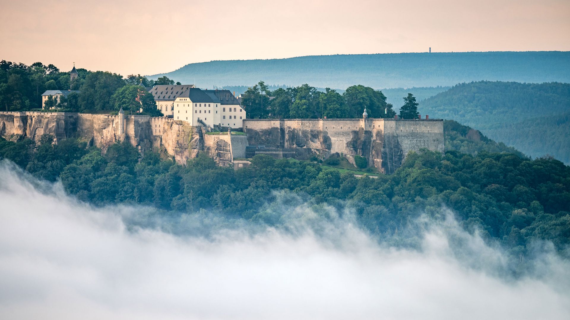 Blick auf die Festung Königstein