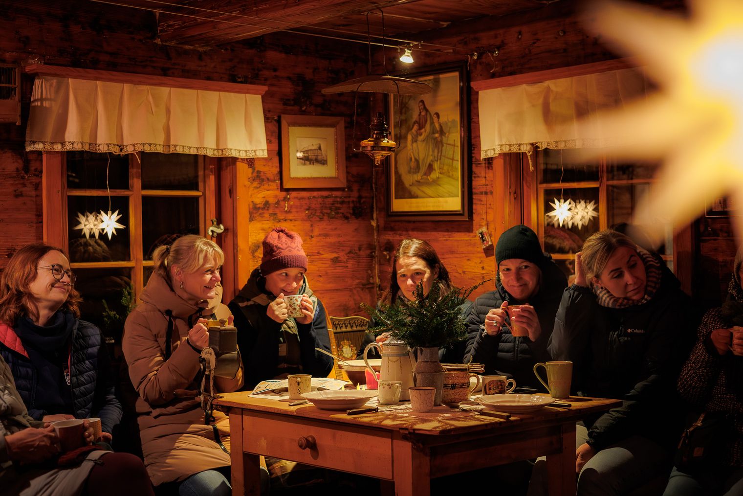Winterlicher Dorfspaziergang Hinterhermsdorf