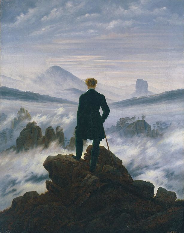 Der Wanderer über dem Nebelmeer (Caspar David Friedrich)