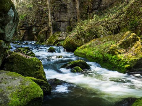 Wandergebiet Liebethal in Deutschland (Sächsische Schweiz)