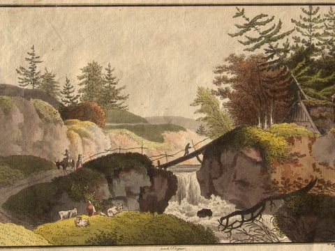 Wizani, Carl August , nach Wagner "Liebethal, Gegend von" Kupferstich, 1. H. 19. Jh. Wizani, Carl August , nach Wagner "Liebethal, Gegend von" Kupferstich, 1. H. 19. Jh.