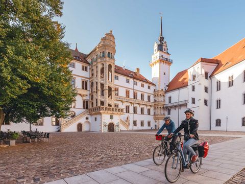 Elberadweg Torgau Schloss Hartenfels