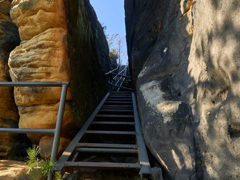 Rauenstein Treppe auf dem Gratweg