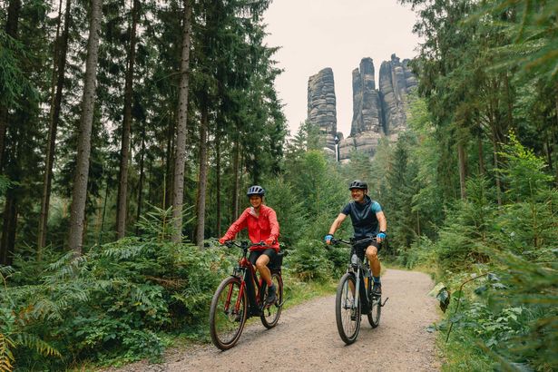 Radfahren im Nationalpark Sächsische Schweiz