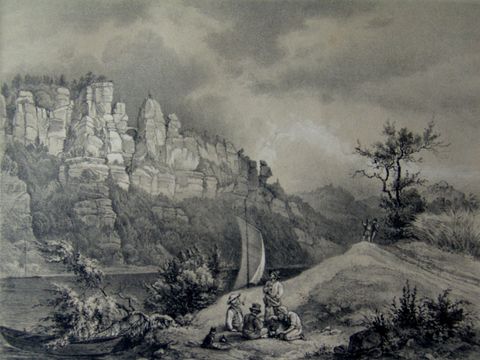 Schweiz: David Caspar Malerweg Friedrich - Sächsische