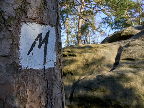 Rauenstein Markierung Malerweg