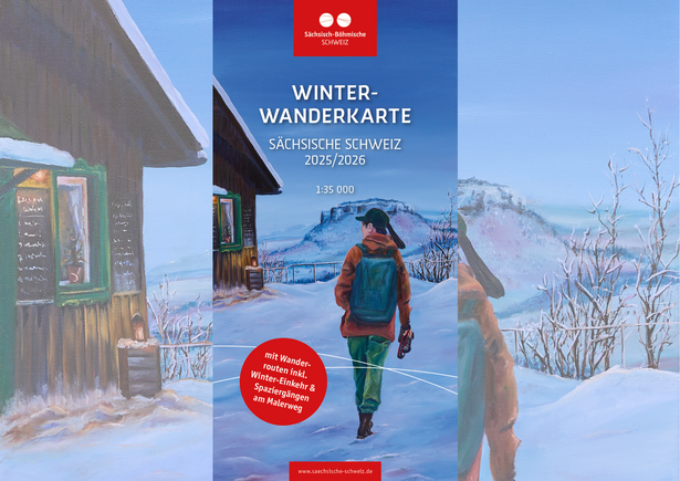 Titel Winterwanderkarte
