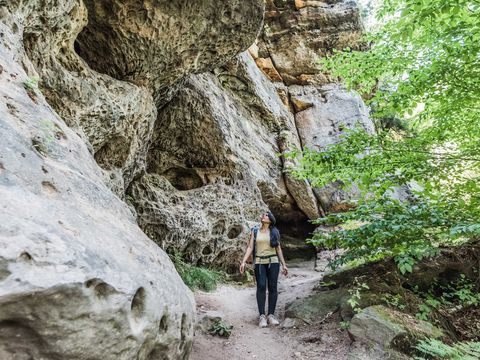 Wanderer auf dem Malerweg