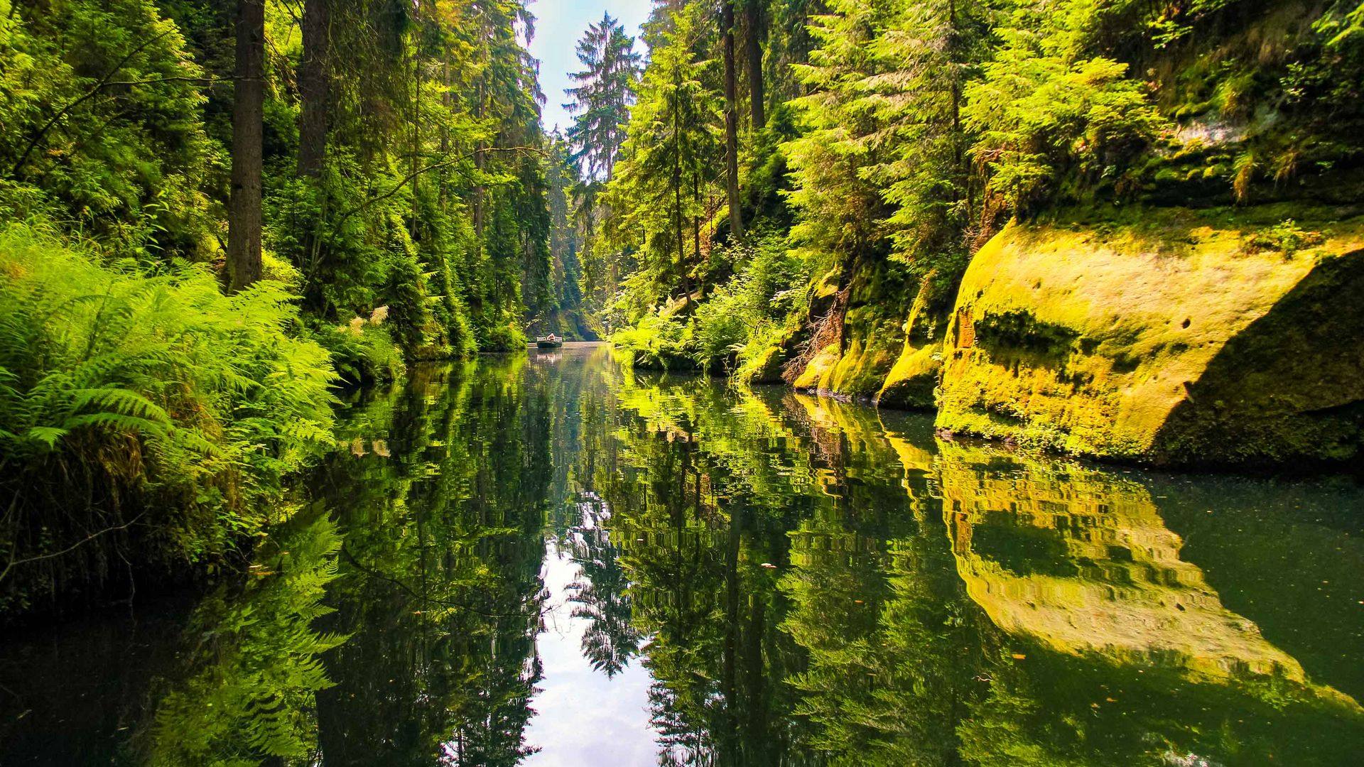 Kahnfahrt durch die Obere Schleuse