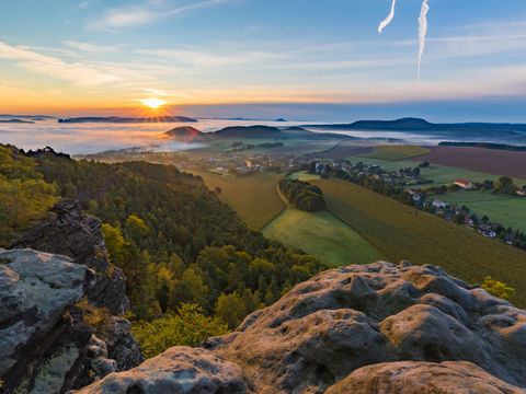 Blick vom Papststein