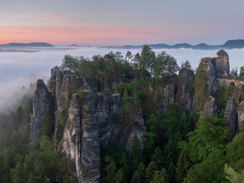 Bastei am Morgen